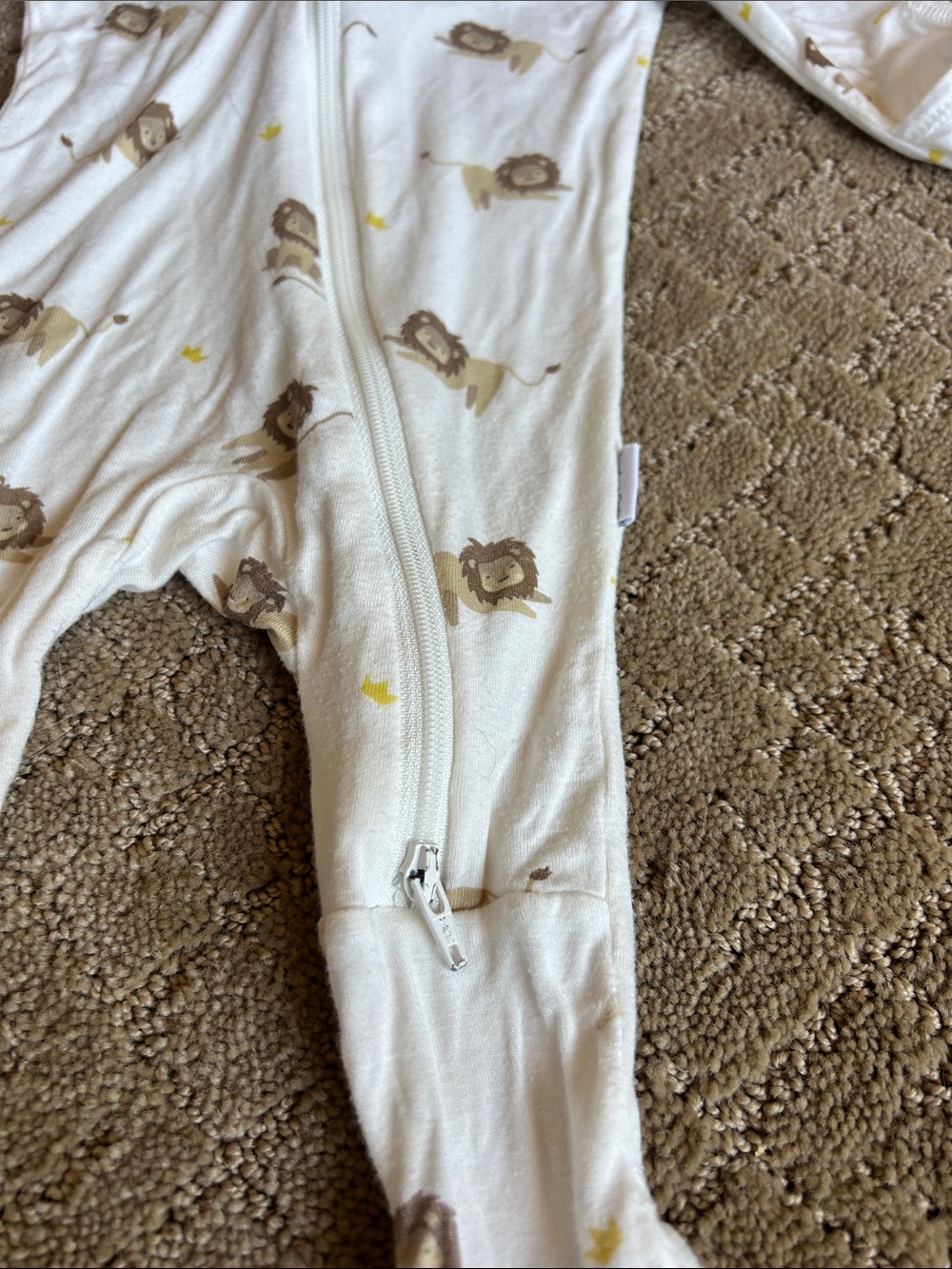 BAMBOO Pink Floral Zip Footie One-Piece - Picture 13 of 13